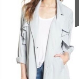 Leith baby blue trenchcoat